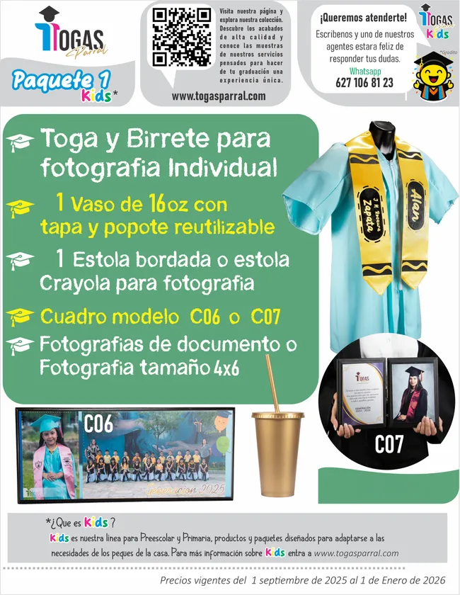 🎒 Paquete Kids 1 Muestra Completa